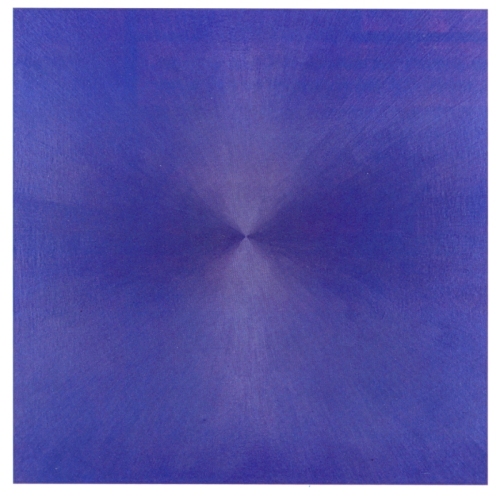 Ohne Titel,  Zentralform 1/98 blau