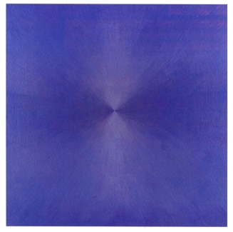 Ohne Titel,  Zentralform 1/98 blau